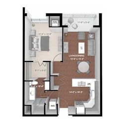 Hastings Floor Plan at Expo, Minnesota, 55414