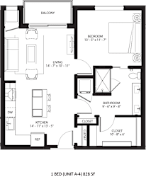 A-4 Floor Plan at Lilia, Lilydale, MN, 55118