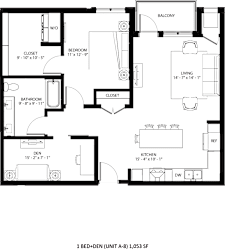 A-8 Floor Plan at Lilia, Minnesota