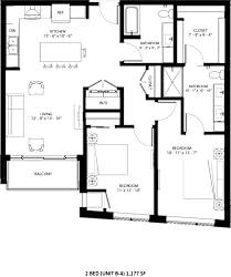 B-4 Floor Plan at Lilia, Minnesota, 55118