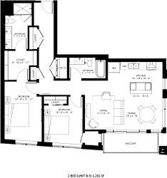 B-5 Floor Plan at Lilia, Lilydale, MN