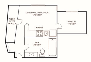 Lilac Floor Plan at Willow Pond, Burnsville, 55337