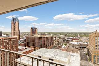 View From Balcony at Kellogg Square, St. Paul, 55101