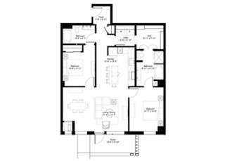 Cottonwood floor plan at Central Park West, Minnesota