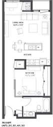 Floorplan G2 at The Palmer, Minneapolis