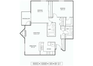 Regency Woods Inverness Floor Plan  at Regency Woods, Minnetonka, MN, 55305