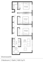 Silverwood-B Floor Plan at Silver Lake, New Brighton, MN