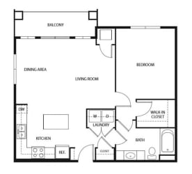 Evans Meadows Apartments in Elk River, MN 1 Bedroom 1 Bath