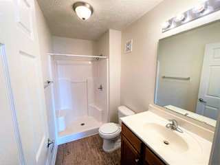 Master Bathroom with walk in shower at Hawthorne Properties, Lafayette, IN 47905