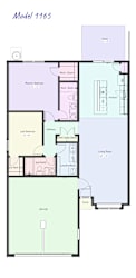 WILDCAT CREEK duplex floor plan at Concord Crossing, Lafayette, IN 47909