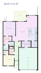 TIPPY I duplex floor plan at Concord Crossing, Lafayette, IN 47909