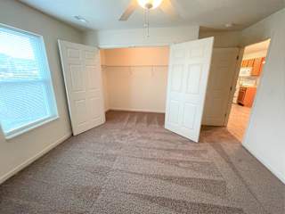 Bedroom with window view at Hawthorne Properties, Lafayette, IN 47905