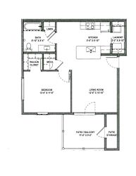 1 bedroom/1 bath at Concord Crossing, Indiana
