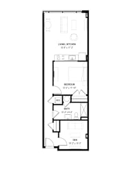 floor plan of the upper level of the house