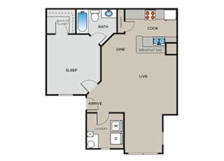 Floor Plan 1A
