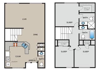 Floor Plan 3A Townhome