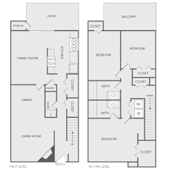 Floor Plan 3A Townhome