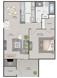 A2 Floor Plan at District 2308, Arlington, TX 76011 ?