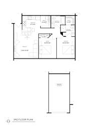 2 Bed/2 Bath, Hallway Access Garage, Floor Plan