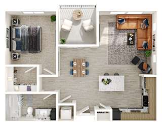 A series of images showing different rooms of a house.