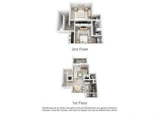 B4 TOWNHOME | 1,102 SQ FT | 2 BED / 1.5 BATH at Maxwell Townhomes, San Antonio, TX, 78230