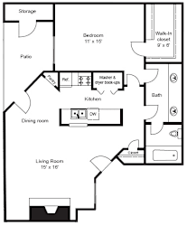 A3 Floor Plan at Summerstone Apartments, Bedford, TX, 76021