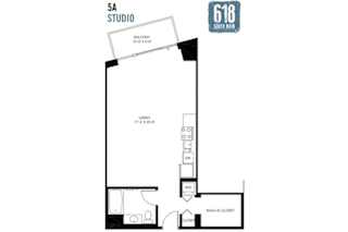Studio 706 sq. ft.