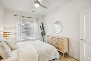 Refined Bedroom at Matador Apartments, Austin