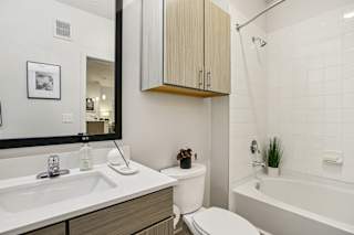 Stylish Bathroom at Matador Apartments, Austin, 78745