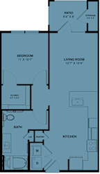 1 bed 1 bath s at Bridge at Speyside Apartments, Austin, 78754