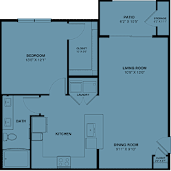 1 bed 1 bath K at Bridge at Speyside Apartments, Austin