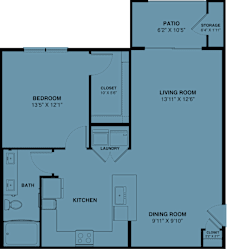 1 bed 1 bath J at Bridge at Speyside Apartments, Texas