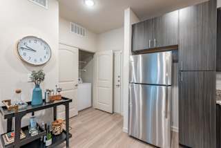 our apartments offer a kitchen with stainless steel appliances at Avery Ranch, Austin, Texas