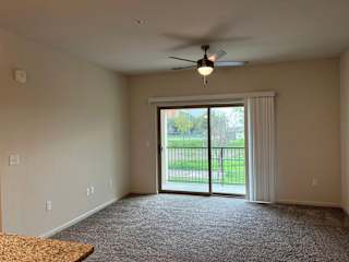 B1 Living Area at Bridge at Delco Flats Apartments, Austin, TX, 78724