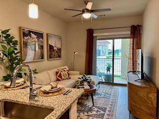 Open Concept Floor Plans at Bridge at Delco Flats Apartments, Texas