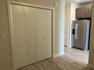 Empty room with bifold closet at Bridge at Windsor Park Apartments, Austin, Texas
