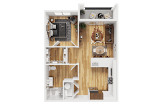 1 bed 1 bath G at Bridge at Saffron Apartments, Austin, TX, 78717