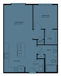 1 bed 1 bath A at ThreeTwenty at the Vybe Apartments, Texas