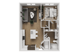1 bed 1 bath H at ThreeTwenty at the Vybe Apartments, Kyle, 78640