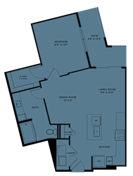 1 bed 1 bath B at ThreeTwenty at the Vybe Apartments, Kyle, 78640