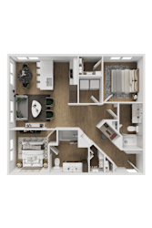 2 bed 2 bath S at ThreeTwenty at the Vybe Apartments, Texas, 78640