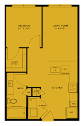 Studio 1 Bath at ThreeTwenty at the Vybe Apartments, Kyle, TX