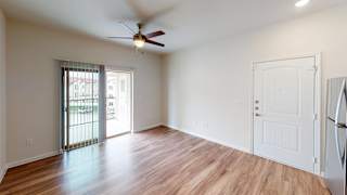 E2 Living Area at Bridge at Paloma Apartments, Austin, Texas