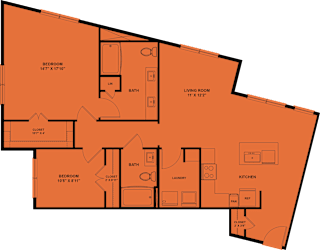 2 bed 2 bath N at ThreeTwenty at the Vybe Apartments, Kyle, Texas