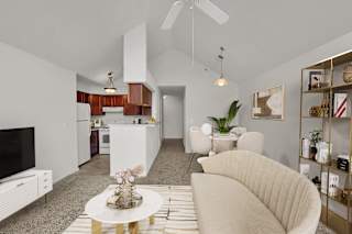 Begonia Living Dining and Kitchen  at LakePointe Apartments, Ohio, 45103