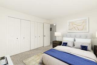 Bluebell Deluxe Bedroom at Windemere Apartments, Michigan, 48335