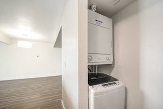 Washer and dryer at The Crossings Apartments, Michigan, 49508