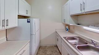 upgraded kitchen with white cabinets at Briarwood Apartments, Benton Harbor, 49022