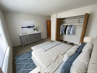 Moonflower Bedroom at Southport Apartments, Michigan, 48111