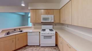 a kitchen with a dishwasher and a microwave at Hunters Pond Apartment Homes, Illinois, 61820